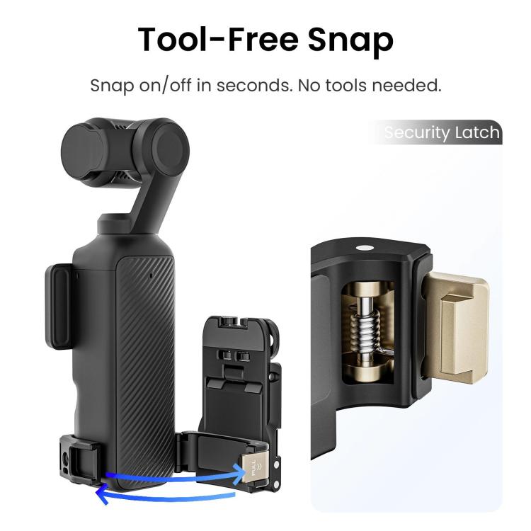 For DJI Pocket 3 aMagisn Mantis Extension Frame Magnetic Mount for Hands-Free Vlogging