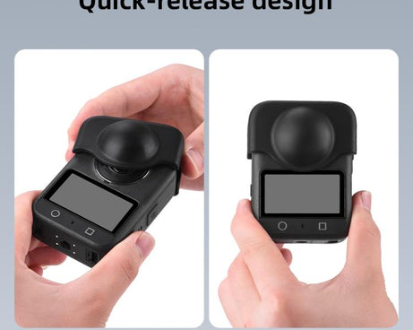 For DJI Osmo 360 Camera Silicone Lens Cap Dustproof & Anti-Scratch Lens Cover Protector