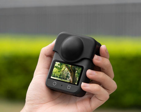 For DJI Osmo 360 Camera Silicone Lens Cap Dustproof & Anti-Scratch Lens Cover Protector