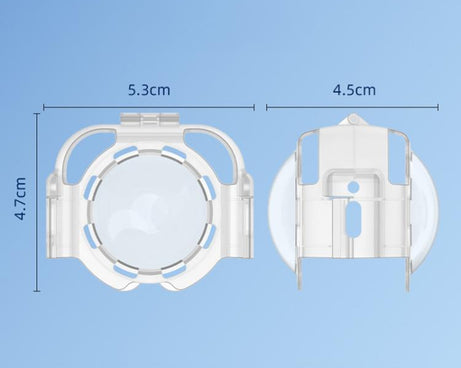 For Insta360 X5 Camera Anti-Fog Snap-On Protective Lens Cover Lens Guards