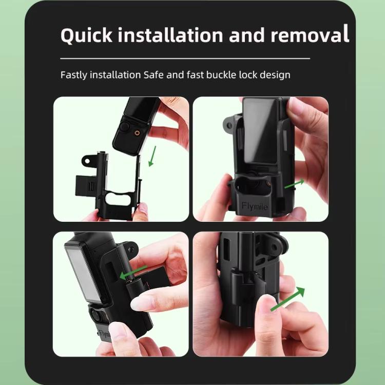 For DJI Osmo Pocket 3 Flymile Multi-Purpose Adapter Frame Expandable Mount