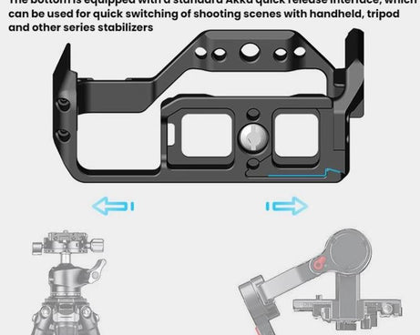 For Sony ZV-E10 II 2nd Generation Camera Cage DSLR Photography Live Streaming Protective Frame Stabilizer Kit