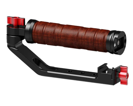 Gimbal Wooden Handle Chute Snail Gimbal Side Handle Grip,For DJI RS 4 Mini / 4 PRO / 3 / 3 Mini / 3 PRO / 2, Single Handle, With Chute, With Chute And Snail Gimbal