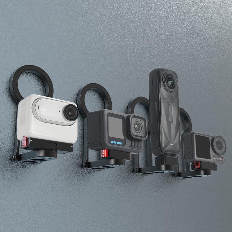 Multifunctional Magnetic Quick Release Base Bracket Expansion, For Insta360 Go 3 / 3S, For Go Pro HERO13 Black, For DJI Action 5 Pro / 4 / 3 / 2, For 1/4 Screw Hole