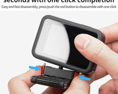 Multifunctional Magnetic Quick Release Base Bracket Expansion, For Insta360 Go 3 / 3S, For Go Pro HERO13 Black, For DJI Action 5 Pro / 4 / 3 / 2, For 1/4 Screw Hole