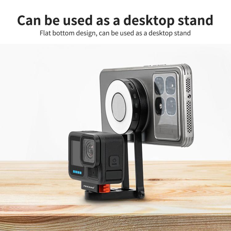 Multifunctional Magnetic Quick Release Base Bracket Expansion, For Insta360 Go 3 / 3S, For Go Pro HERO13 Black, For DJI Action 5 Pro / 4 / 3 / 2, For 1/4 Screw Hole