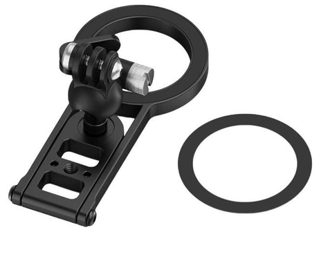 Magnetic Bracket Base Bracket Expansion, One Click Clamping For 3 Card, 1/4 Snail Ball Head, For 2 Card Action Camera