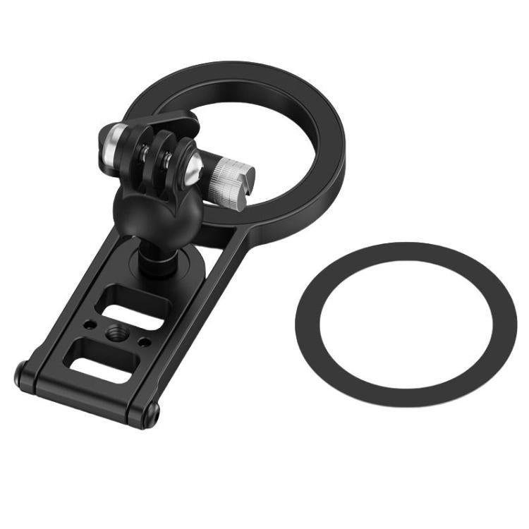 Magnetic Bracket Base Bracket Expansion, One Click Clamping For 3 Card, 1/4 Snail Ball Head, For 2 Card Action Camera
