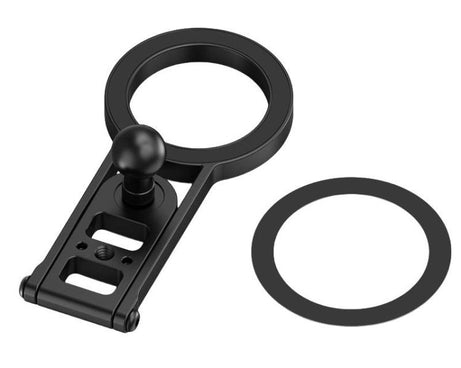 Magnetic Bracket Base Bracket Expansion, One Click Clamping For 3 Card, 1/4 Snail Ball Head, For 2 Card Action Camera
