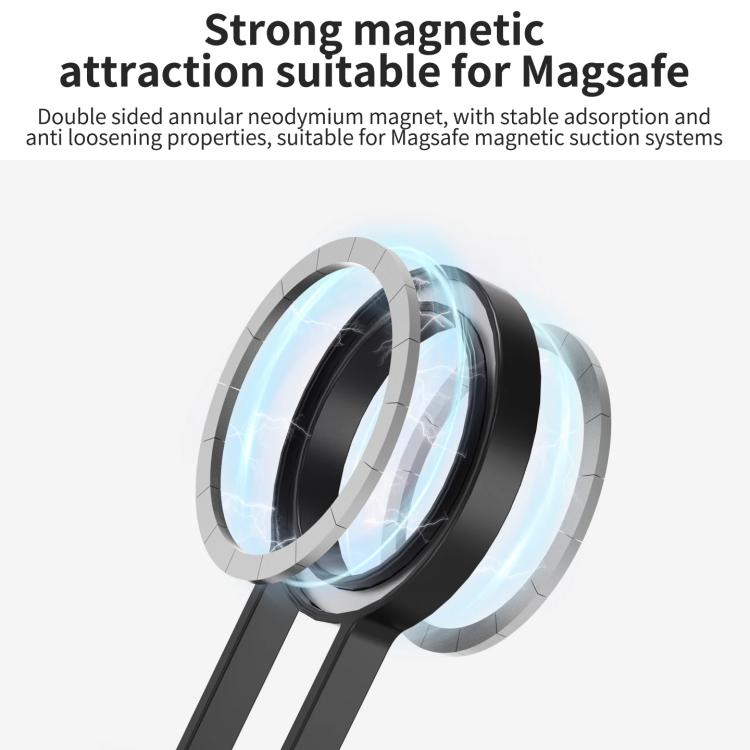 Magnetic Bracket Base Bracket Expansion, One Click Clamping For 3 Card, 1/4 Snail Ball Head, For 2 Card Action Camera