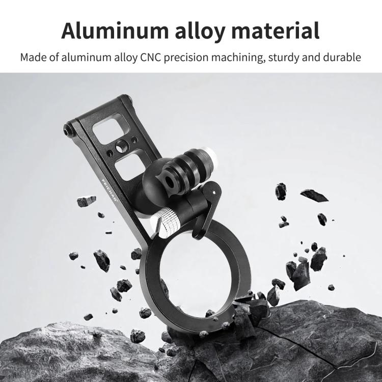 Magnetic Bracket Base Bracket Expansion, One Click Clamping For 3 Card, 1/4 Snail Ball Head, For 2 Card Action Camera