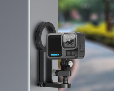 Magnetic Bracket Base Bracket Expansion, One Click Clamping For 3 Card, 1/4 Snail Ball Head, For 2 Card Action Camera
