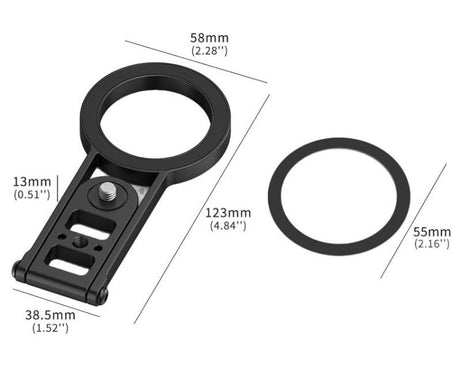 Multifunctional Magnetic Base Bracket Expansion, 1/4 Screw Hole, 1/4 Screw Hole Disc