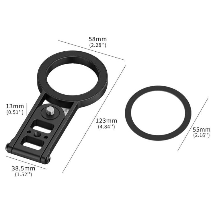 Multifunctional Magnetic Base Bracket Expansion, 1/4 Screw Hole, 1/4 Screw Hole Disc