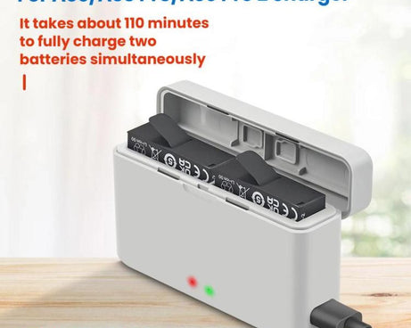 For Insta360 Ace Pro 2/Ace Pro/Ace YX Dual-Slot Fast Charger Battery Charging Station, YX