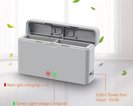 For Insta360 Ace Pro 2/Ace Pro/Ace YX Dual-Slot Fast Charger Battery Charging Station, YX