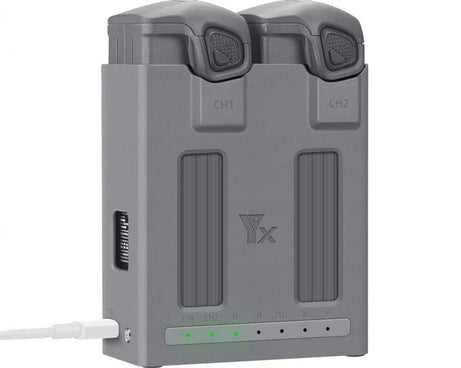 For DJI Mavic 4 Pro YX Dual-Channel Charger Battery Manager Simultaneous Charging Station, Dual-Channel