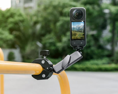 For GoPro / DJI / Insta 360 Action Cameras Cycling Bracket Bike Motorcycle Handlebar Mount, Standard 5 In 1, With 15cm Extension Rod