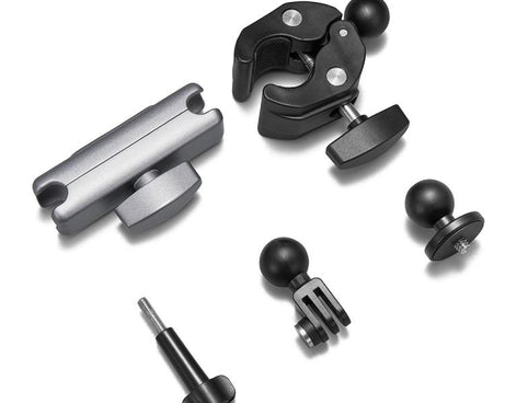 For GoPro / DJI / Insta 360 Action Cameras Cycling Bracket Bike Motorcycle Handlebar Mount, Standard 5 In 1, With 15cm Extension Rod