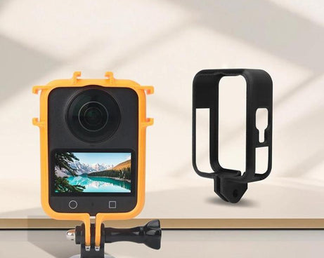 For DJI Osmo 360 Camera CQT Expansion Frame Anti-Scratch & Shockproof Protector, Ordinary Black, Ordinary Orange, Cold Shoe Black, Cold Shoe Orange