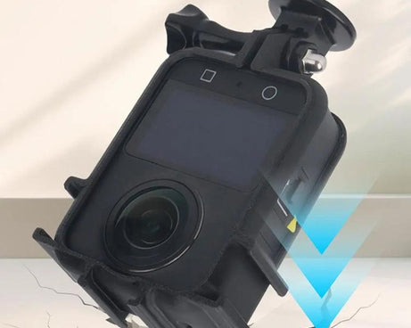 For DJI Osmo 360 Camera CQT Expansion Frame Anti-Scratch & Shockproof Protector, Ordinary Black, Ordinary Orange, Cold Shoe Black, Cold Shoe Orange