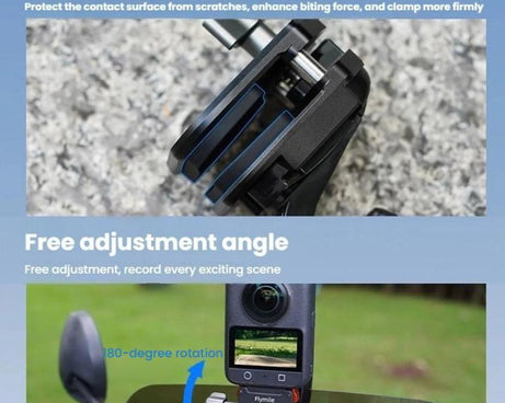 Sports Camera Motorcycle Windshield Mounting Clamp