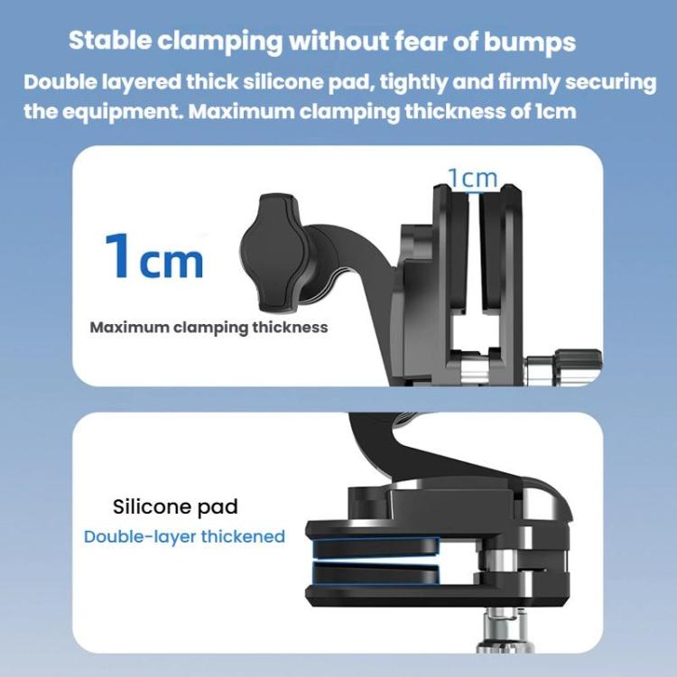 Sports Camera Motorcycle Windshield Mounting Clamp