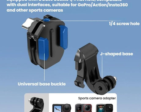 Sports Camera Motorcycle Windshield Mounting Clamp