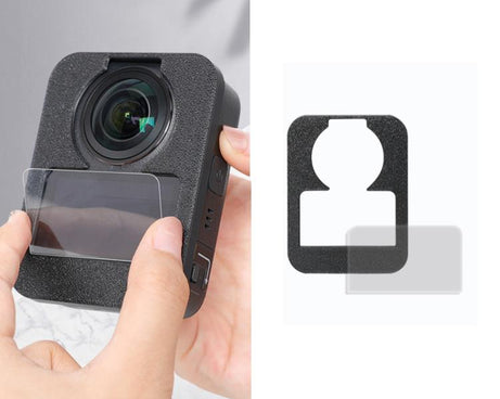 For DJI Osmo 360 Camera Screen Protector Installation Kit Alignment Tool + Tempered Glass Film Set