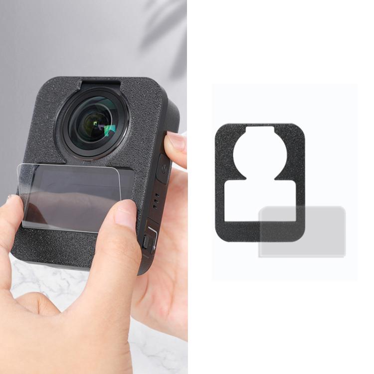 For DJI Osmo 360 Camera Screen Protector Installation Kit Alignment Tool + Tempered Glass Film Set