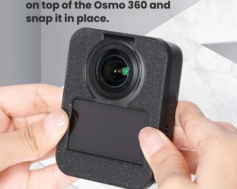 For DJI Osmo 360 Camera Screen Protector Installation Kit Alignment Tool + Tempered Glass Film Set