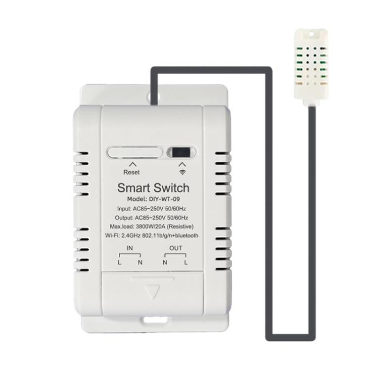 DIY-WT-09 20A Temperature Switch Smart Thermostat, Compatible With Google / Alexa / Yandex Alice / IFTTT
