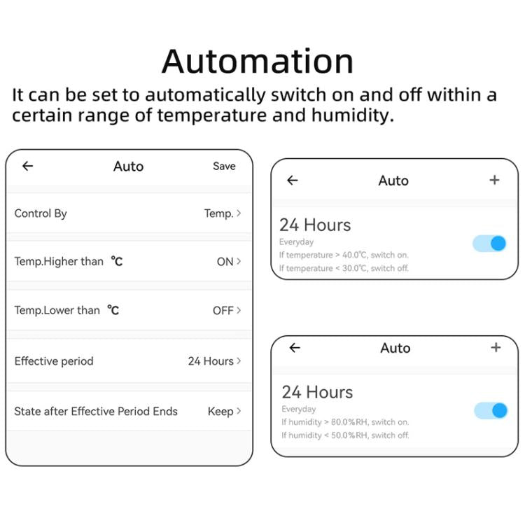 DIY-WT-09 20A Temperature Switch Smart Thermostat, Compatible With Google / Alexa / Yandex Alice / IFTTT