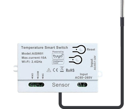 Graffiti WIFI Temperature Dry Contact Switch Module APP Remote Control Switch, Supports Google / Alexa Voice