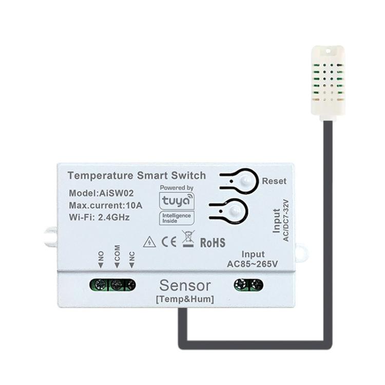 Graffiti WIFI Temperature Dry Contact Switch Module APP Remote Control Switch, Supports Google / Alexa Voice