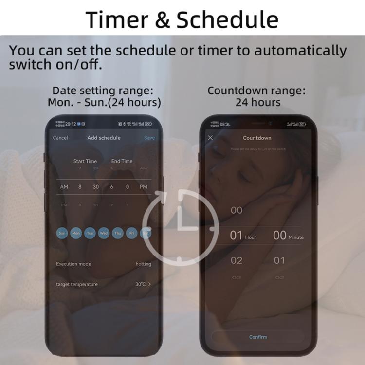 Graffiti WIFI Temperature Dry Contact Switch Module APP Remote Control Switch, Supports Google / Alexa Voice