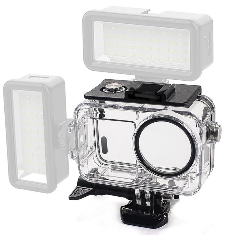 For DJI Action 5 Pro/4/3 Waterproof Diving Case with Buoyancy Float Stick Kit Includes Anti-Fog Inserts, Mounting Base
