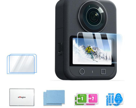 For DJI Osmo 360 Camera AMagisn HD Tempered Glass Screen Protector
