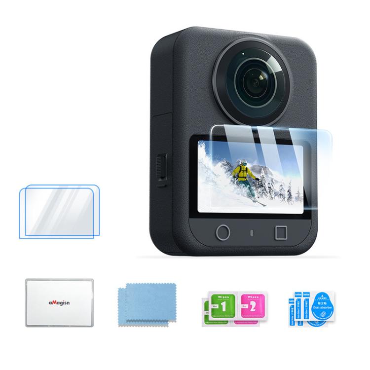 For DJI Osmo 360 Camera AMagisn HD Tempered Glass Screen Protector