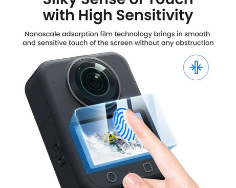 For DJI Osmo 360 Camera AMagisn HD Tempered Glass Screen Protector