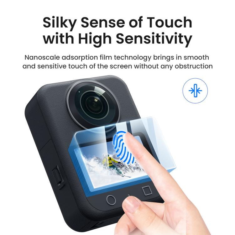 For DJI Osmo 360 Camera AMagisn HD Tempered Glass Screen Protector