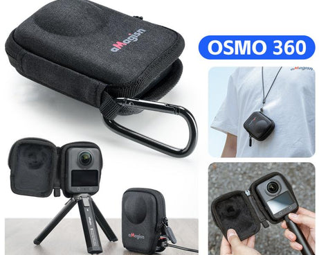 For DJI Osmo 360 Camera aMagisn Hard Shell Case Open-Access Charging Design