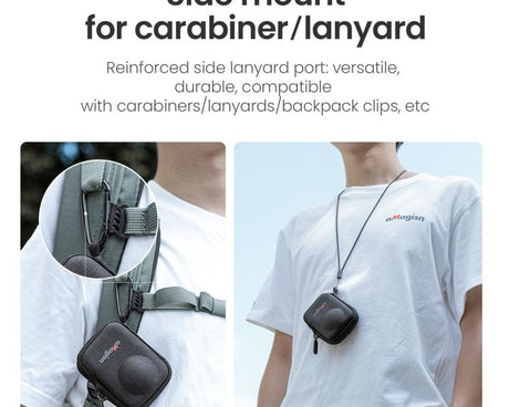 For DJI Osmo 360 Camera aMagisn Hard Shell Case Open-Access Charging Design