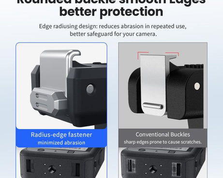 For DJI Osmo 360/Action 5 Pro/4/3 aMagisn Magnetic Quick-Release Adapter Plastic Snap-On Base