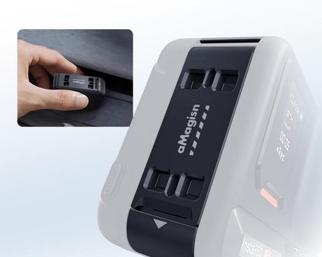 For Insta360 Ace Pro 2 aMagisn Water-resistant Vertical Shooting Battery Side Cover Compatible with Quick-Release Adapters