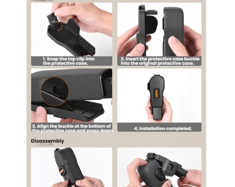 For DJI OSMO POCKET 3 BRDRC Body Screen Lens Protective Cover