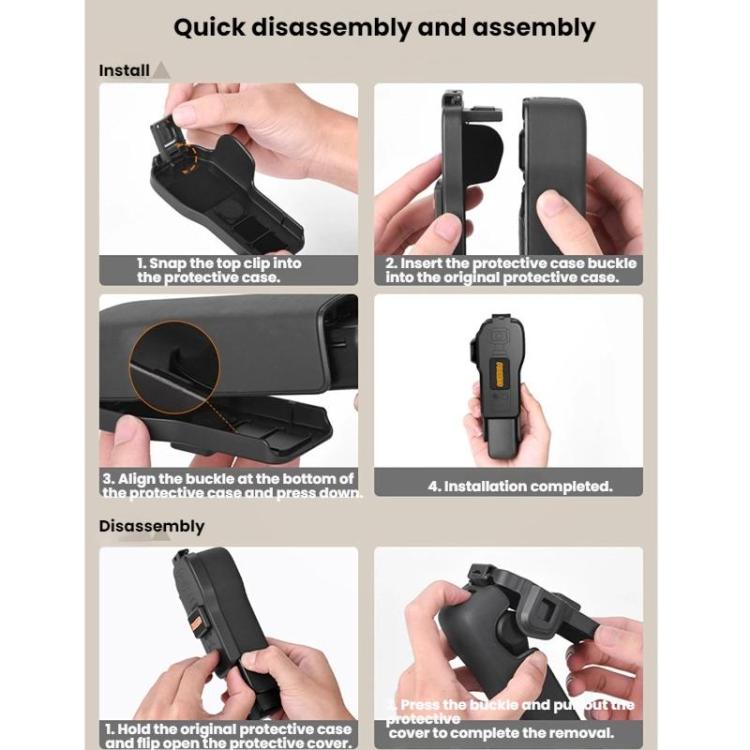 For DJI OSMO POCKET 3 BRDRC Body Screen Lens Protective Cover