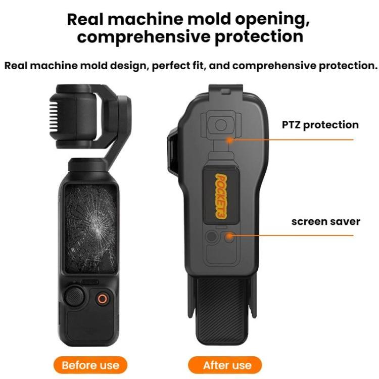 For DJI OSMO POCKET 3 BRDRC Body Screen Lens Protective Cover