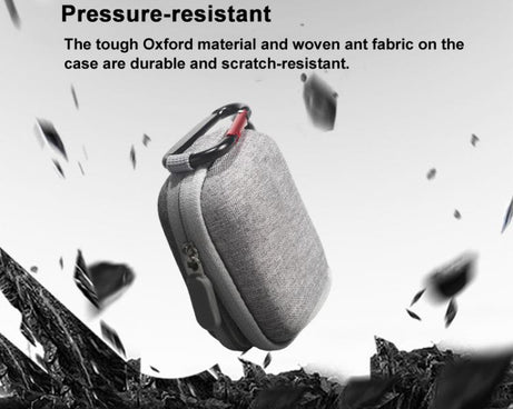 For Insta360 GO Ultra Carrying Case Shockproof EVA Portable Travel Storage Bag With Carabiner Clip