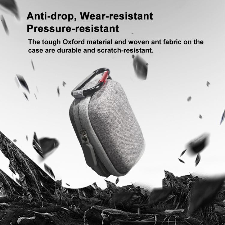 For Insta360 GO Ultra Carrying Case Shockproof EVA Portable Travel Storage Bag With Carabiner Clip